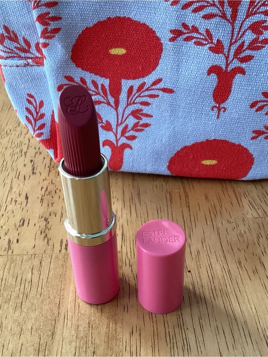 Estee Lauder Other - Estée Lauder Lipstick Full Size REBELLIOUS ROSE plus Makeup bag